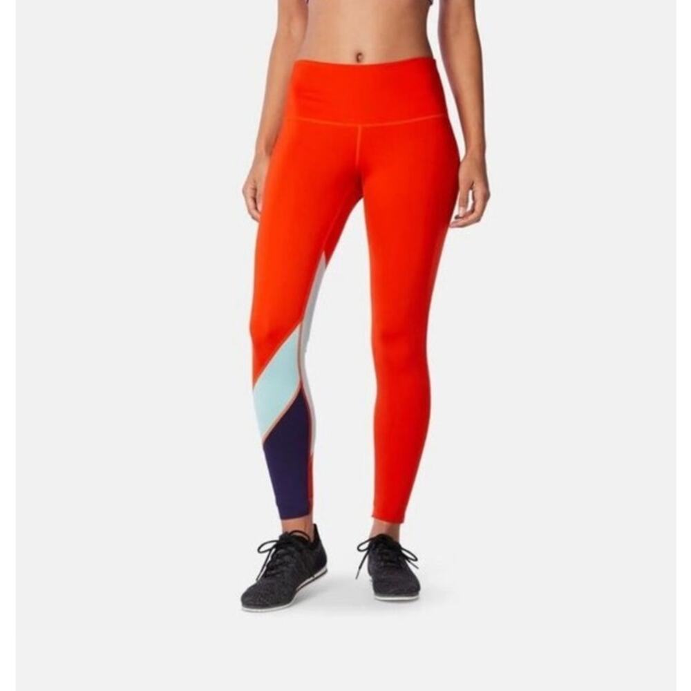 Cotopaxi Mariposa vibrant red orange running active tights leggings medium